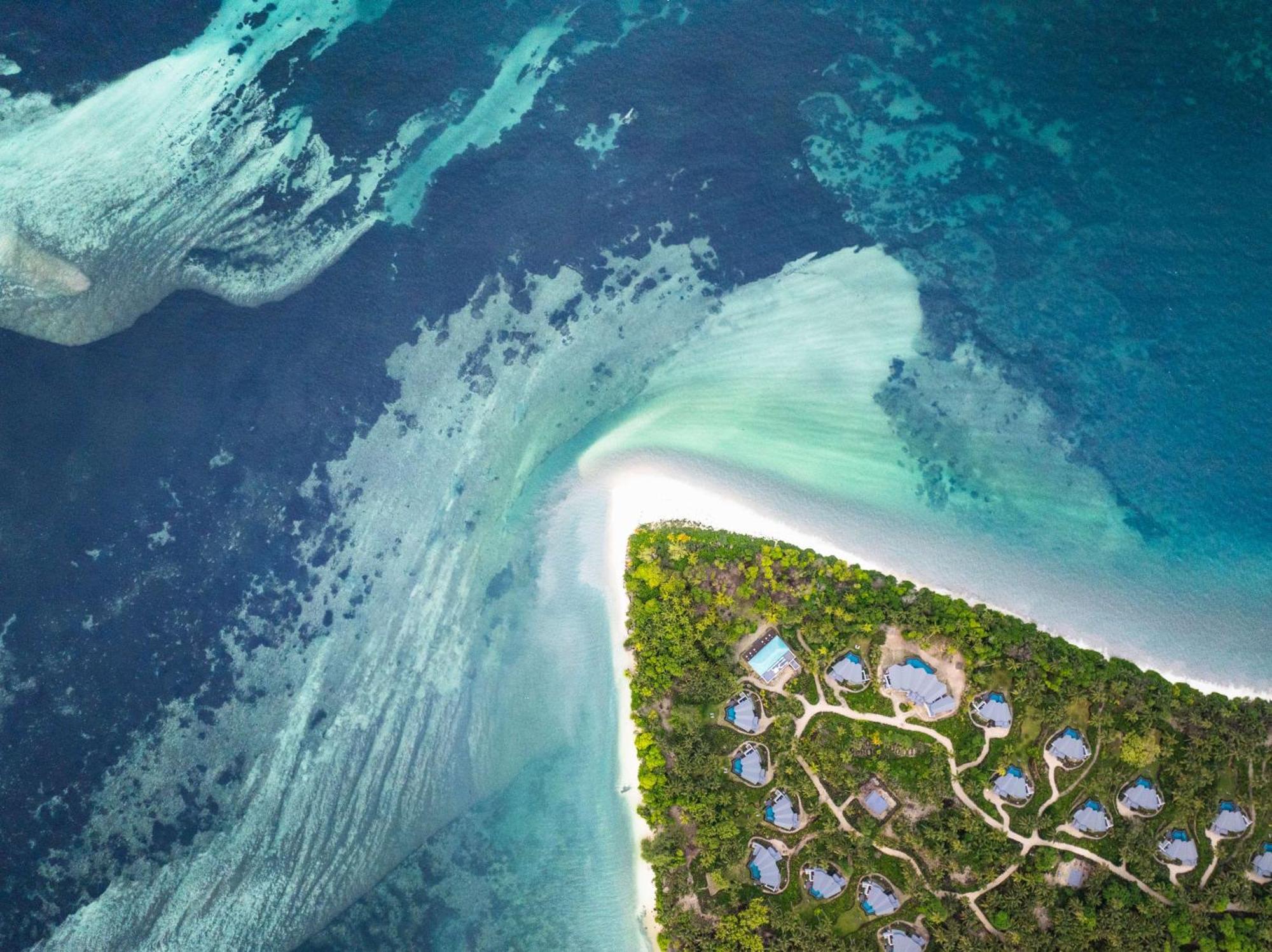 Waldorf Astoria Seychelles Platte Island Otel Dış mekan fotoğraf